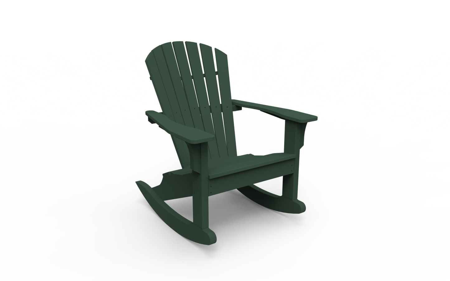 Seaside Casual Poly Adirondack Shellback Rocker