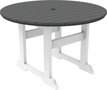 Seaside Casual Poly Salem Round Dining Table 4'