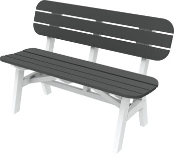 Seaside Casual Poly Portsmouth 4 ft. Bench