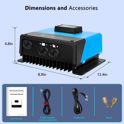 SunGoldPower 60 Amp MPPT Solar Charge Controller