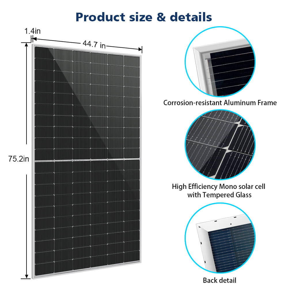 SunGoldPower 560 Watt Bifacial N-Type Solar Panel