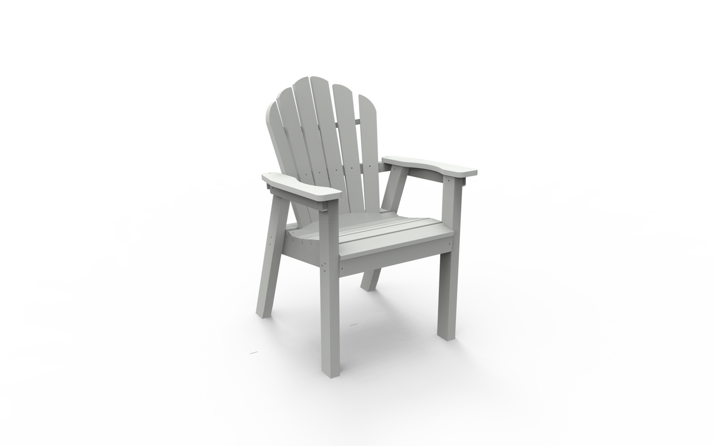 Seaside Casual Poly Adirondack Classic Dining Chair