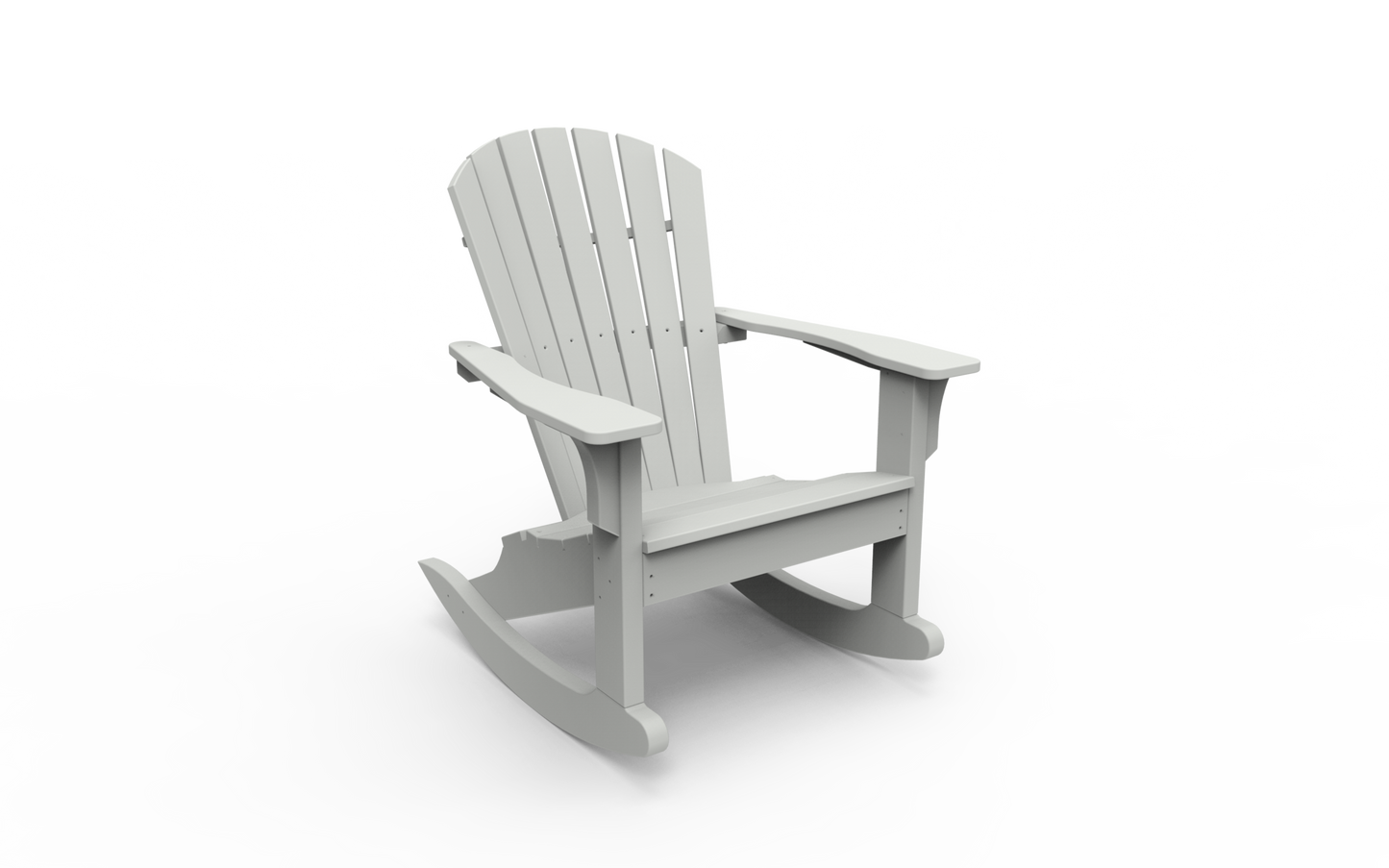 Seaside Casual Poly Adirondack Shellback Rocker