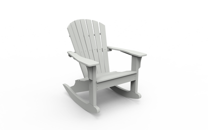 Seaside Casual Poly Adirondack Shellback Rocker