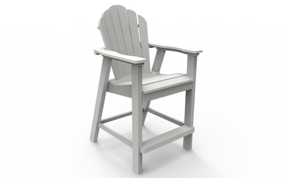 Seaside Casual Poly Adirondack Classic Balcony Chair