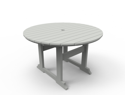 Seaside Casual Poly Salem Round Dining Table 4'