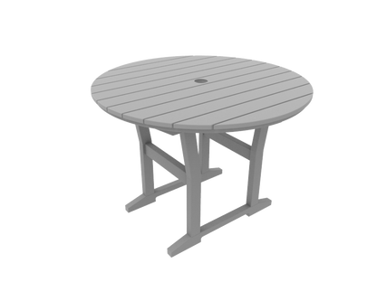 Seaside Casual Poly Coastline Café Round Dining Table