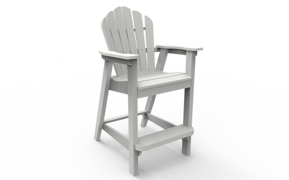 Seaside Casual Poly Adirondack Classic Bar Chair