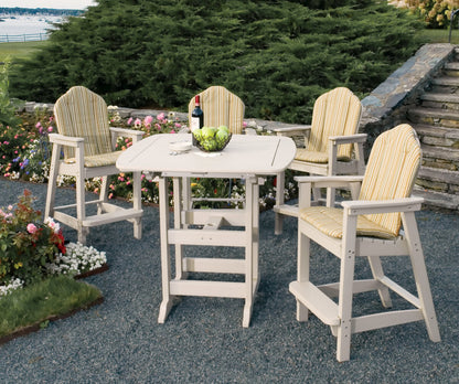 Seaside Casual Poly Adirondack Shellback Bar Chair