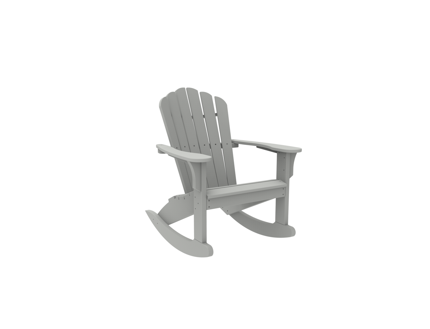 Seaside Casual Poly Coastline Harbor View Adirondack Rocker