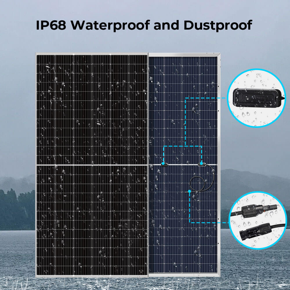SunGoldPower 560W Bifacial PERC Solar Panel  | SGP-560-SBD UL61730 Certified by ETL