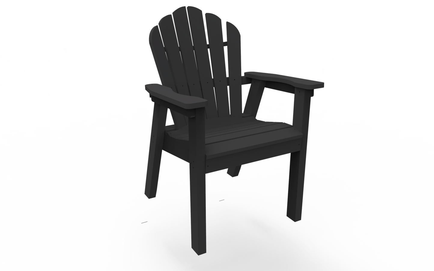 Seaside Casual Poly Adirondack Classic Dining Chair