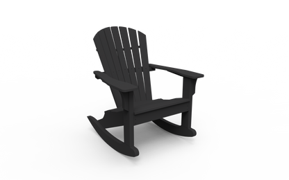 Seaside Casual Poly Adirondack Shellback Rocker