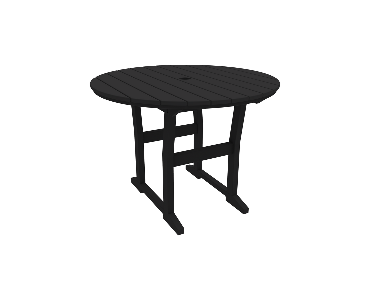 Seaside Casual Poly Coastline Café Round Dining Table