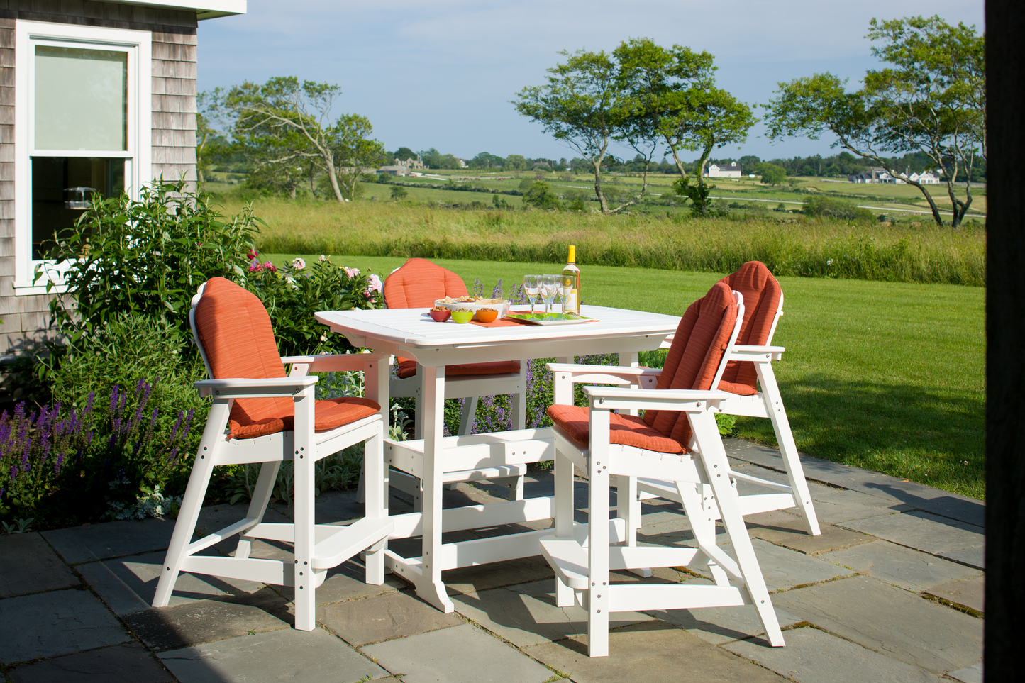 Seaside Casual Poly Adirondack Classic Bar Chair