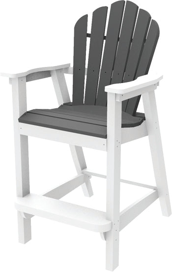 Seaside Casual Poly Adirondack Classic Bar Chair