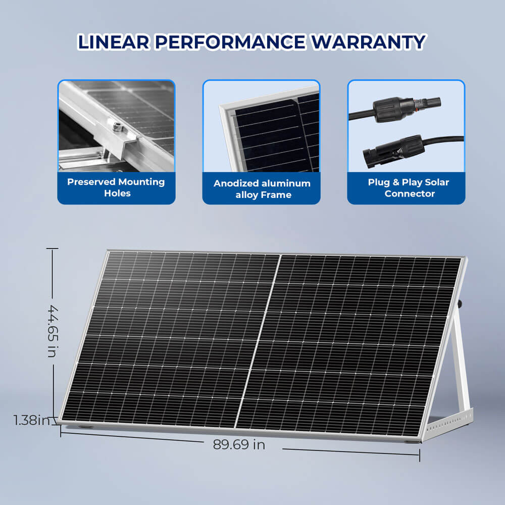 SunGoldPower 560W Bifacial PERC Solar Panel  | SGP-560-SBD UL61730 Certified by ETL