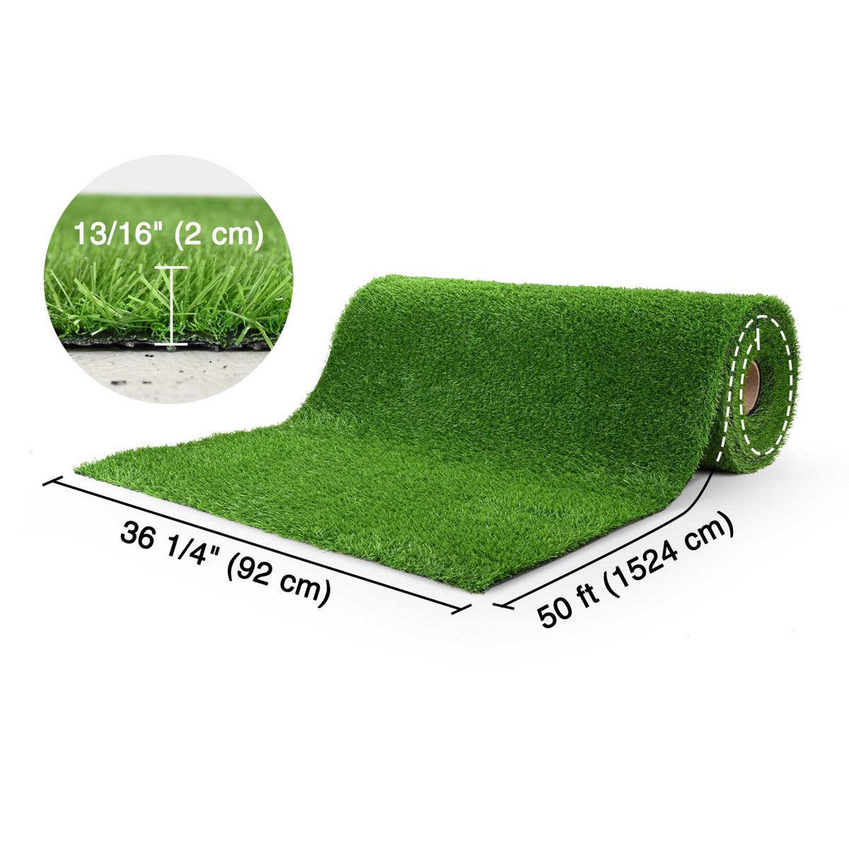 Yescom Indoor Pet Turf Rolls for Dog Daycare Facility 13/16"H