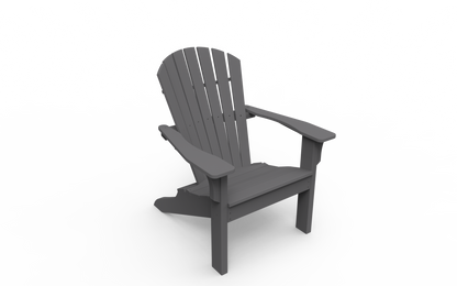 Seaside Casual Poly Adirondack Shellback Chair