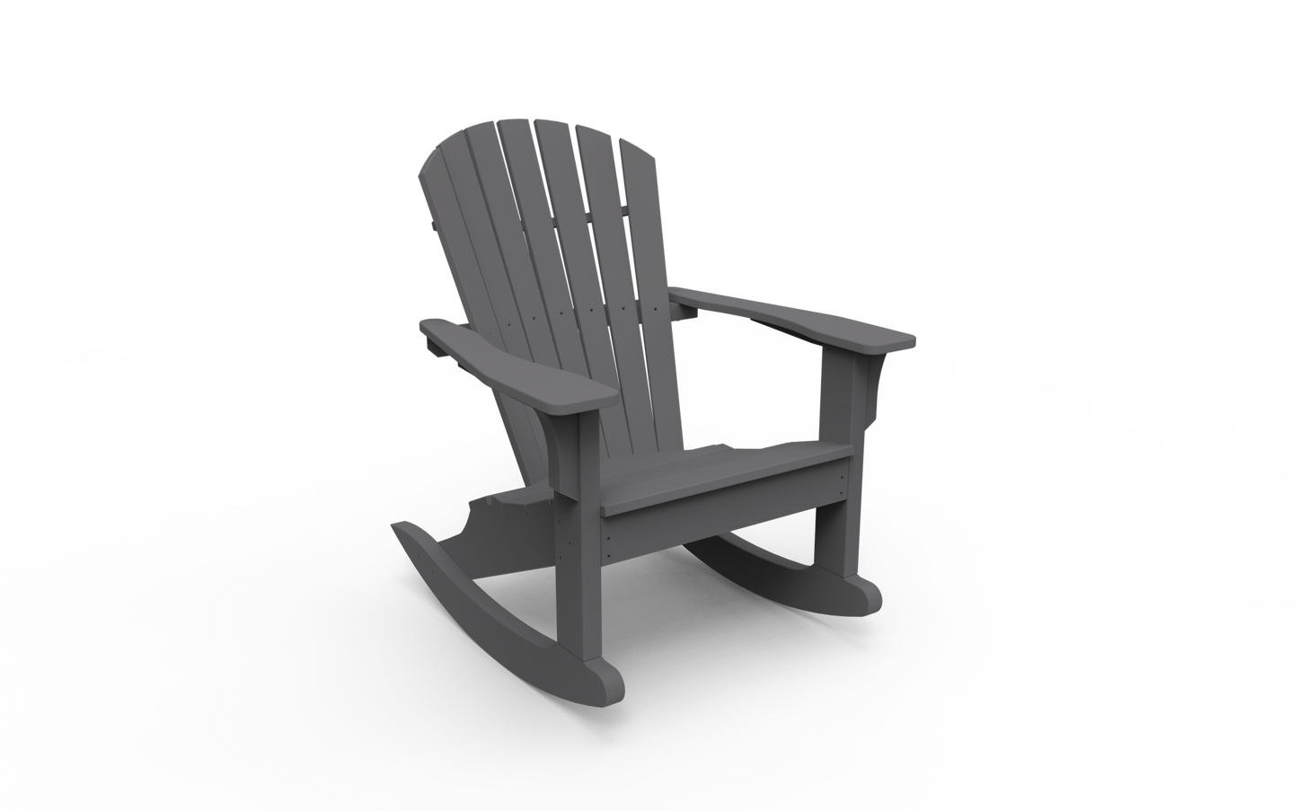 Seaside Casual Poly Adirondack Shellback Rocker