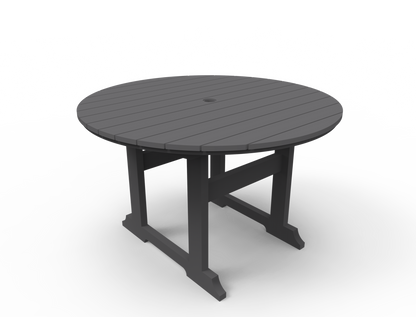 Seaside Casual Poly Salem Round Dining Table 4'