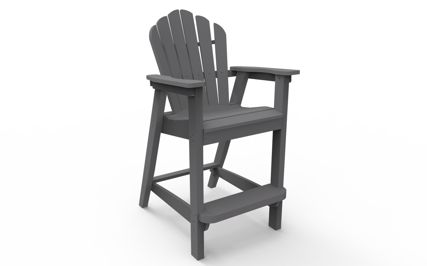 Seaside Casual Poly Adirondack Classic Bar Chair