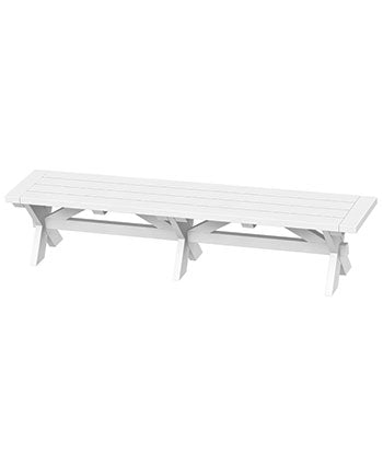 Seaside Casual Poly Sonoma 76 in. Dining Bench