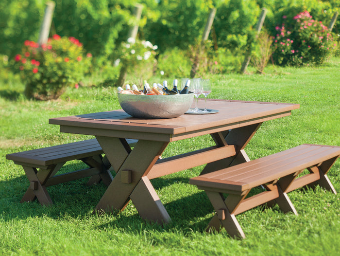 Seaside Casual Poly Sonoma Gathering Table