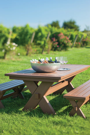 Seaside Casual Poly Sonoma Gathering Table