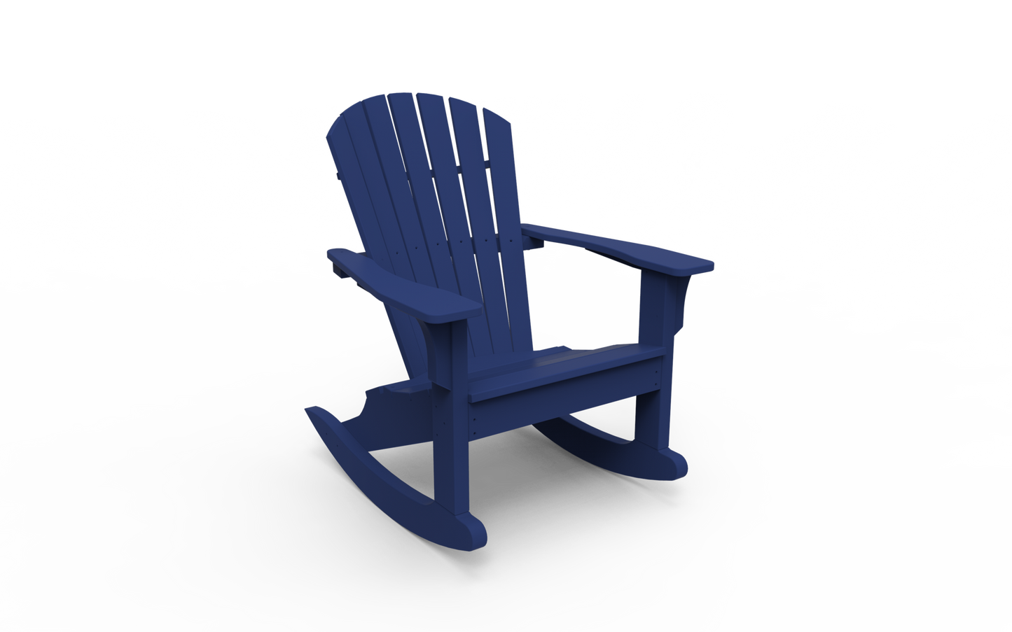 Seaside Casual Poly Adirondack Shellback Rocker