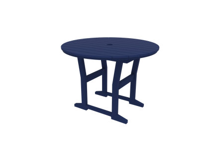 Seaside Casual Poly Coastline Café Round Dining Table