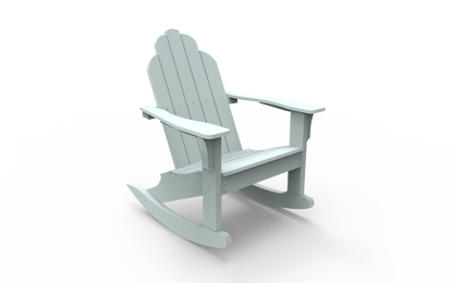 Seaside Casual Poly Adirondack Classic Rocker