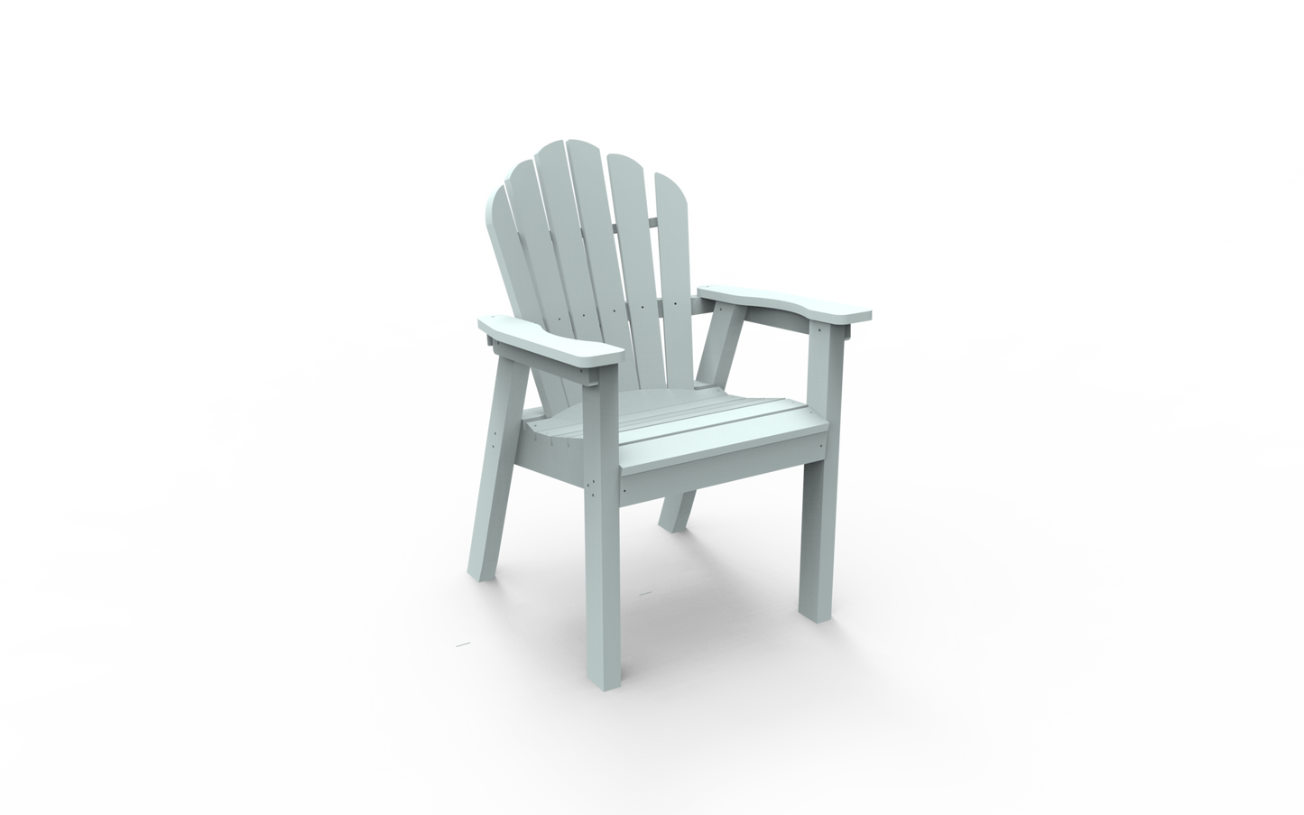 Seaside Casual Poly Adirondack Classic Dining Chair