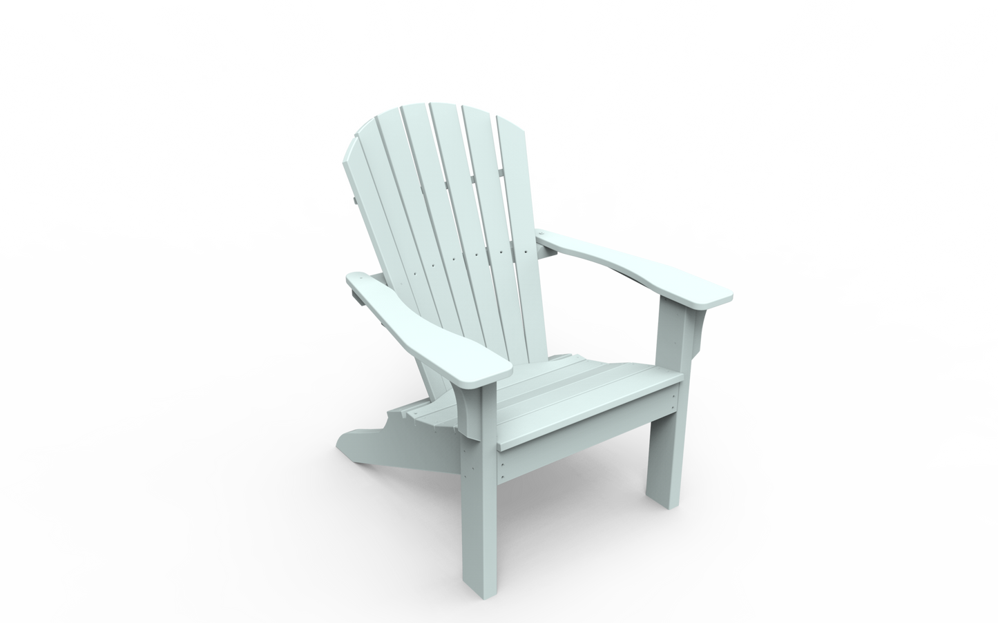 Seaside Casual Poly Adirondack Shellback Chair