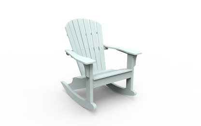 Seaside Casual Poly Adirondack Shellback Rocker