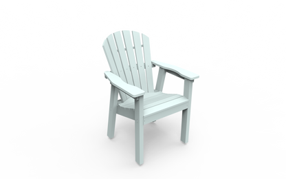 Seaside Casual Poly Adirondack Shellback Dining Chair