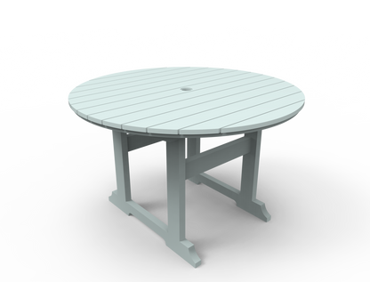 Seaside Casual Poly Salem Round Dining Table 4'