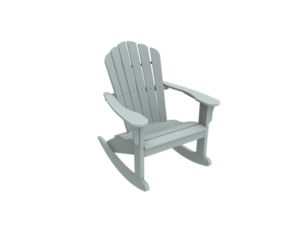 Seaside Casual Poly Coastline Harbor View Adirondack Rocker