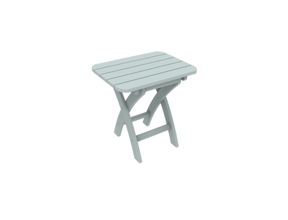 Seaside Casual Poly Coastline Harbor View Folding Side Table