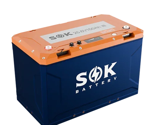 SOK Battery SK24V150PH 24V 150Ah Battery, Built-in heater & Bluetooth, Victron CAN Comms