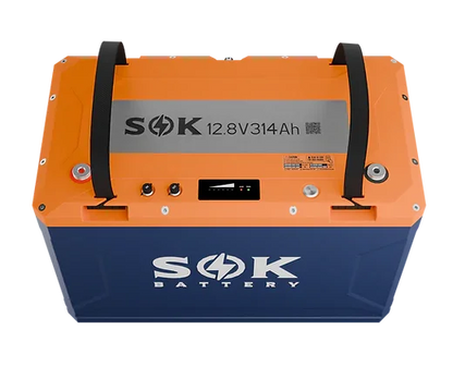SOK Battery 12V 314Ah Lithium Battery, Built-in heater & Bluetooth, Victron CAN Comms | SOK Battery