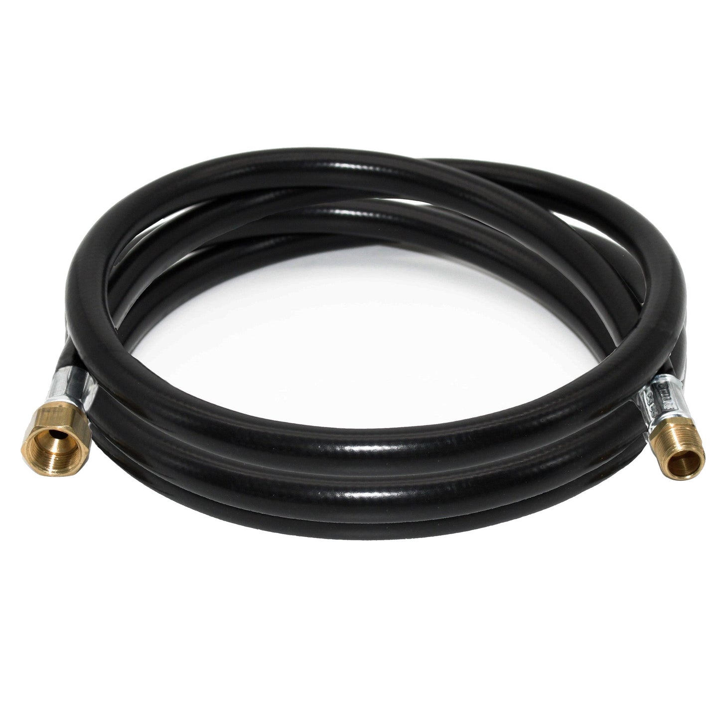 Flame King Thermo Plastic Hose Assembly for LP and Natural Gas, 96 Inch, 3/8 Inch