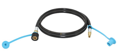 Flame King RV, Van, Trailer, Dual Quick Connect Hose, LP Gas Only, 72 Inch, 1/4 Inch