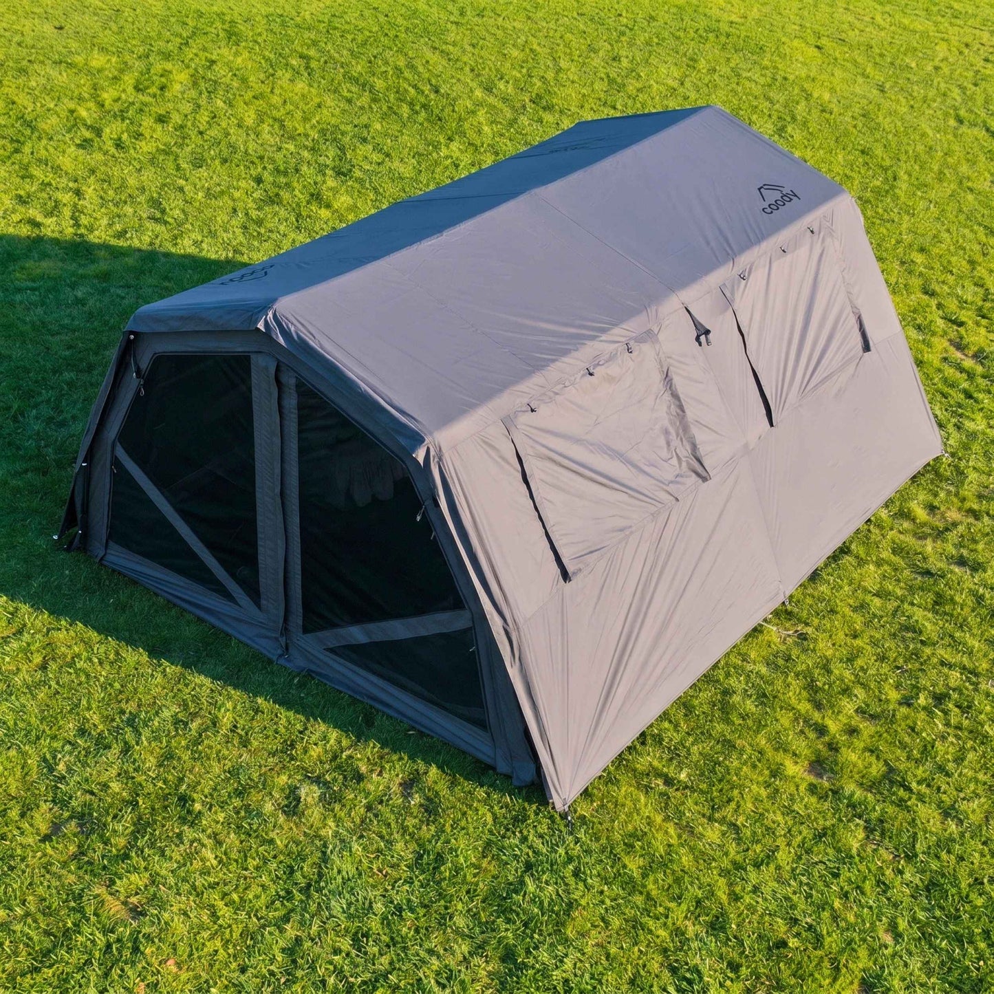 Coody Familia AirTent 17.2 PRO Gray Inflatable Tent for Camping (2-10 Person)