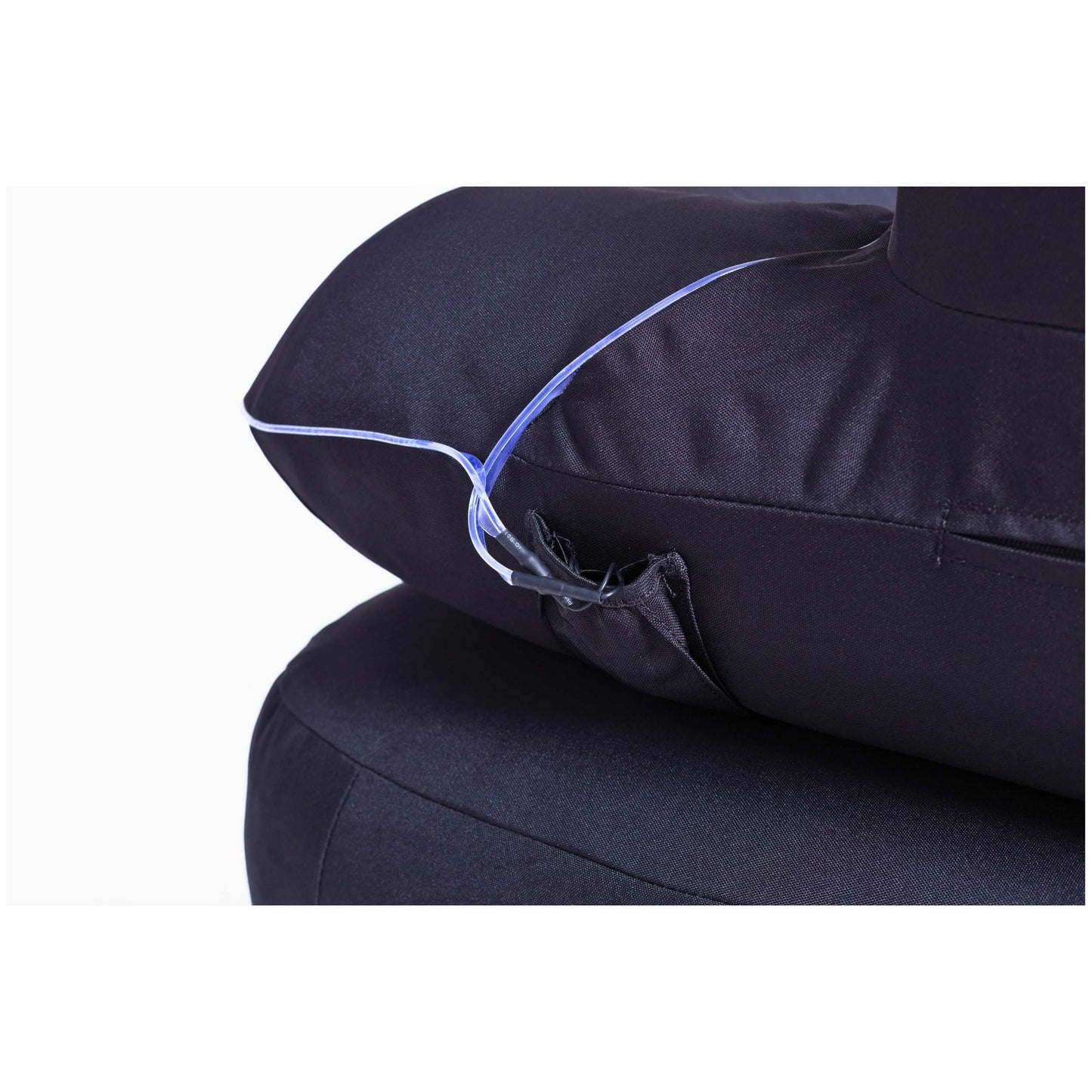 Coody Air Sofa Black - Inflatable Camping Couch with Built-In Pump