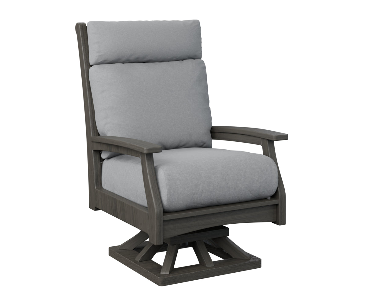 Berlin Gardens Classic Terrace High Back Swivel Rocker Group B Fabric
