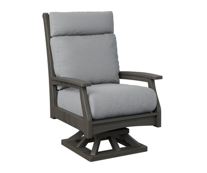 Berlin Gardens Classic Terrace High Back Swivel Rocker Group B Fabric