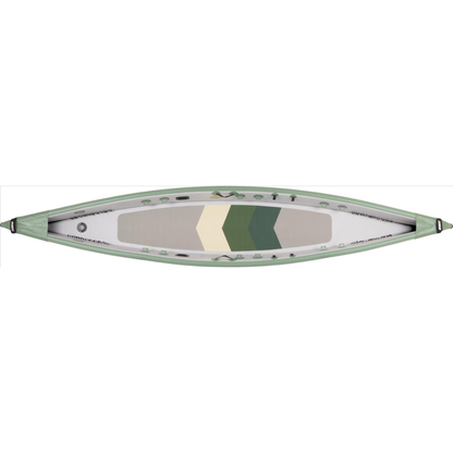Sea Eagle Travel Canoe 16 Wood/Web Seats for 3 Electric Pump Package