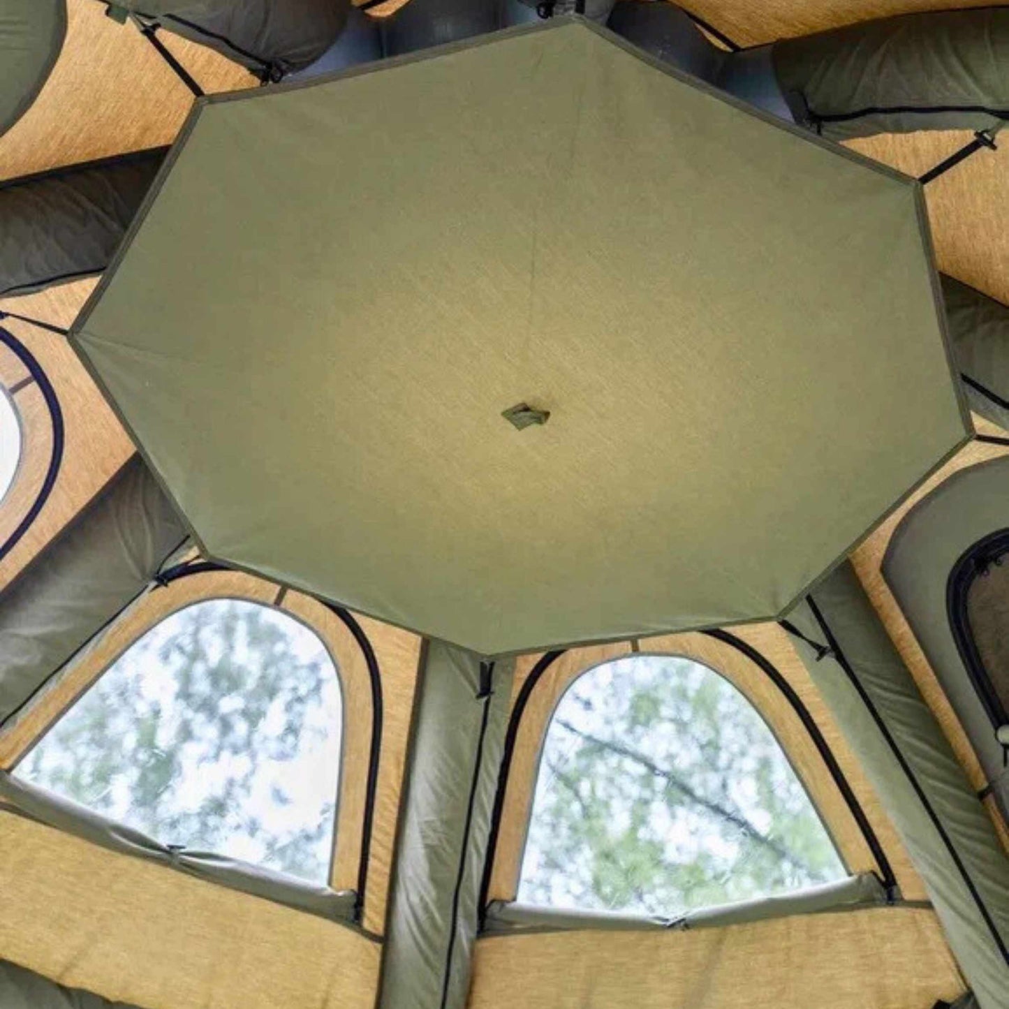 Coody Aurora Dome Forest Green Inflatable Shelter for 2-4 person