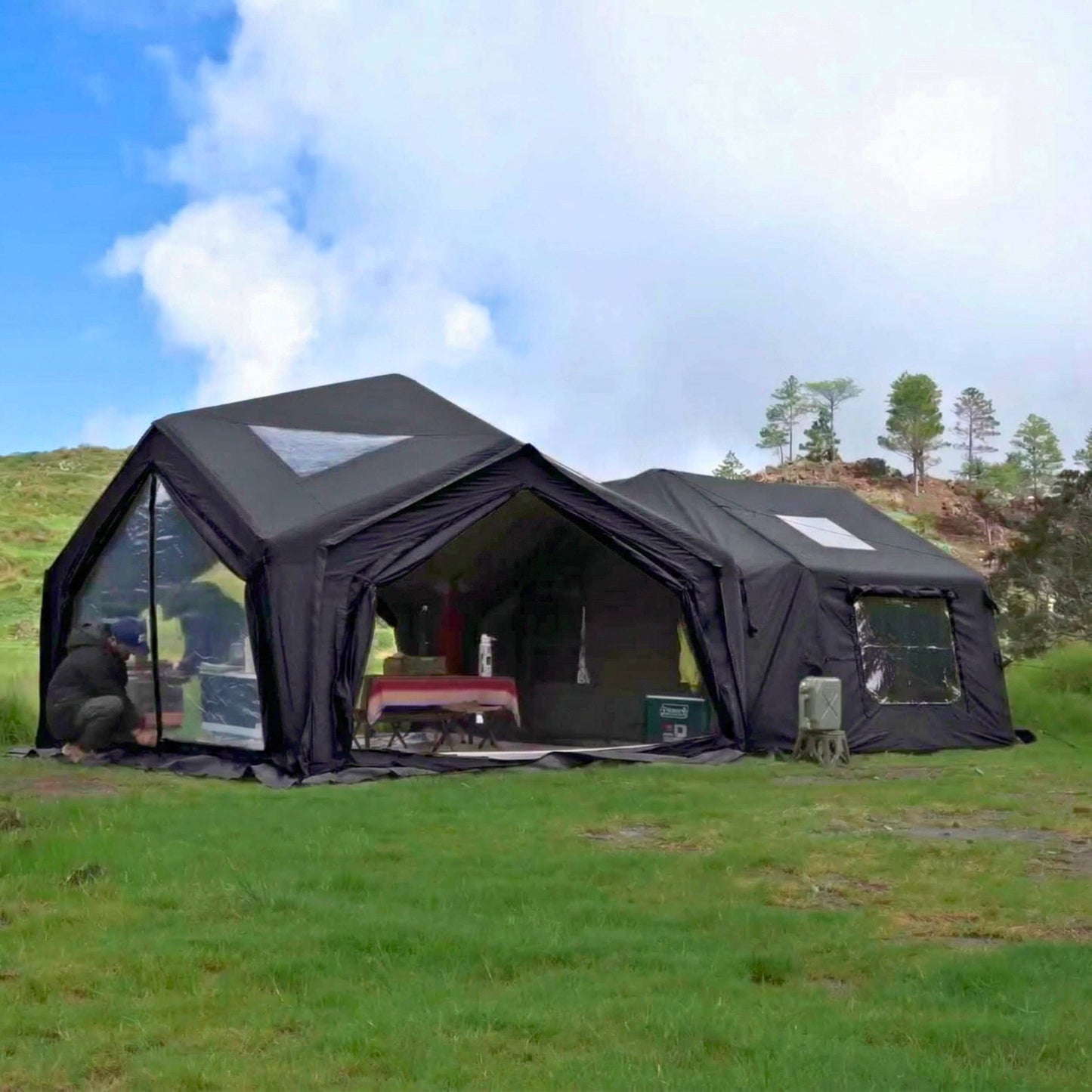 Coody Tent Connector 3.6+3.2 (Black) - for 17.2, 13.6, Hub, 10.0 Tent-to-8.0 Tent